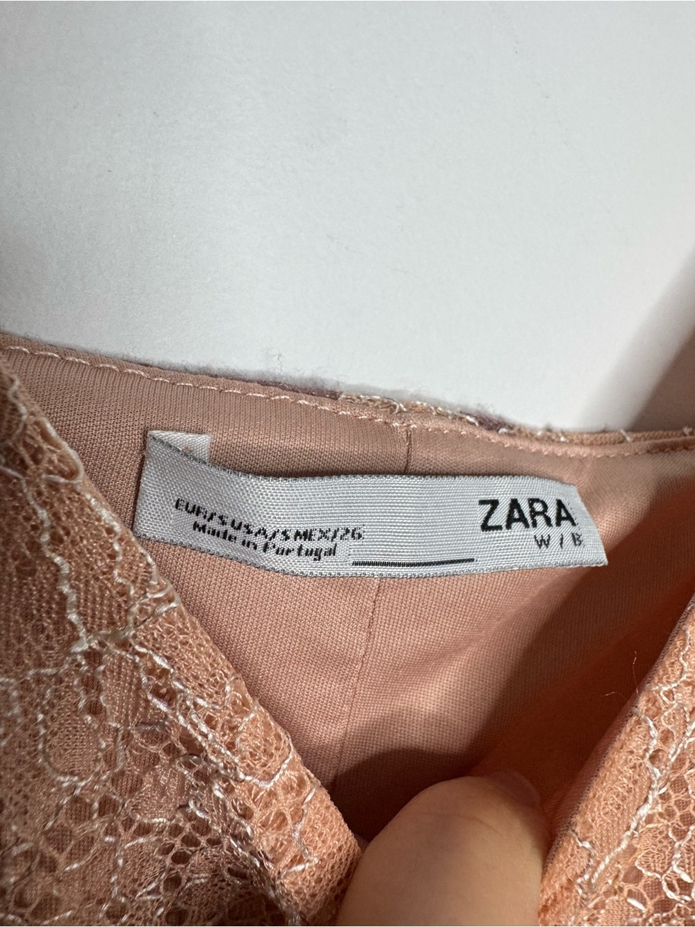 Zara Lace Slip Dress in Blush pink romantic feminine sz small lingerie - Picture 4 of 7
